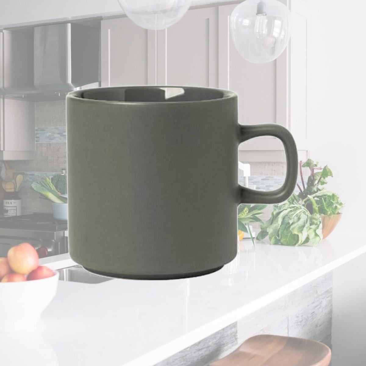 Picture of Blomus 63971.4 9 oz Pilar Cup, Pewter - Set of 4