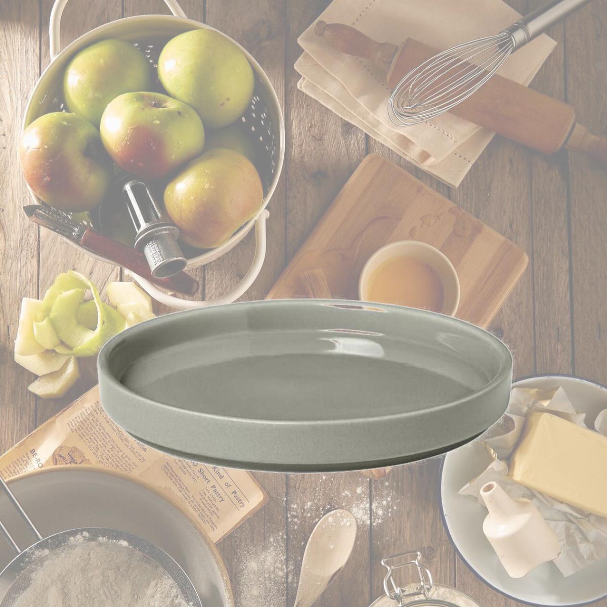 Picture of Blomus 63982.4 5.5 in. Pilar Snack Plate, Mirage Grey - Set of 4