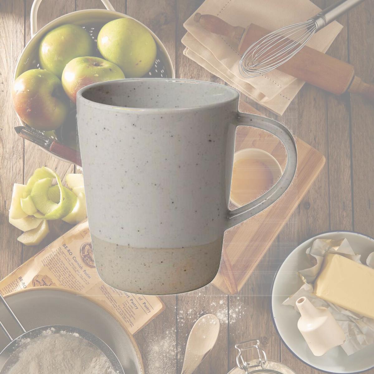 Picture of Blomus 64114.4 8.5 oz Sablo Mug, Beige & Gray - Set of 4