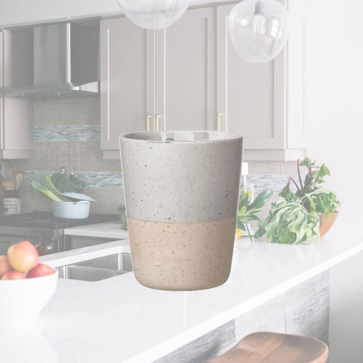 Picture of Blomus 64113.4 8.5 oz Sablo Ceramic Stoneware Handleless Mug, Set of 4