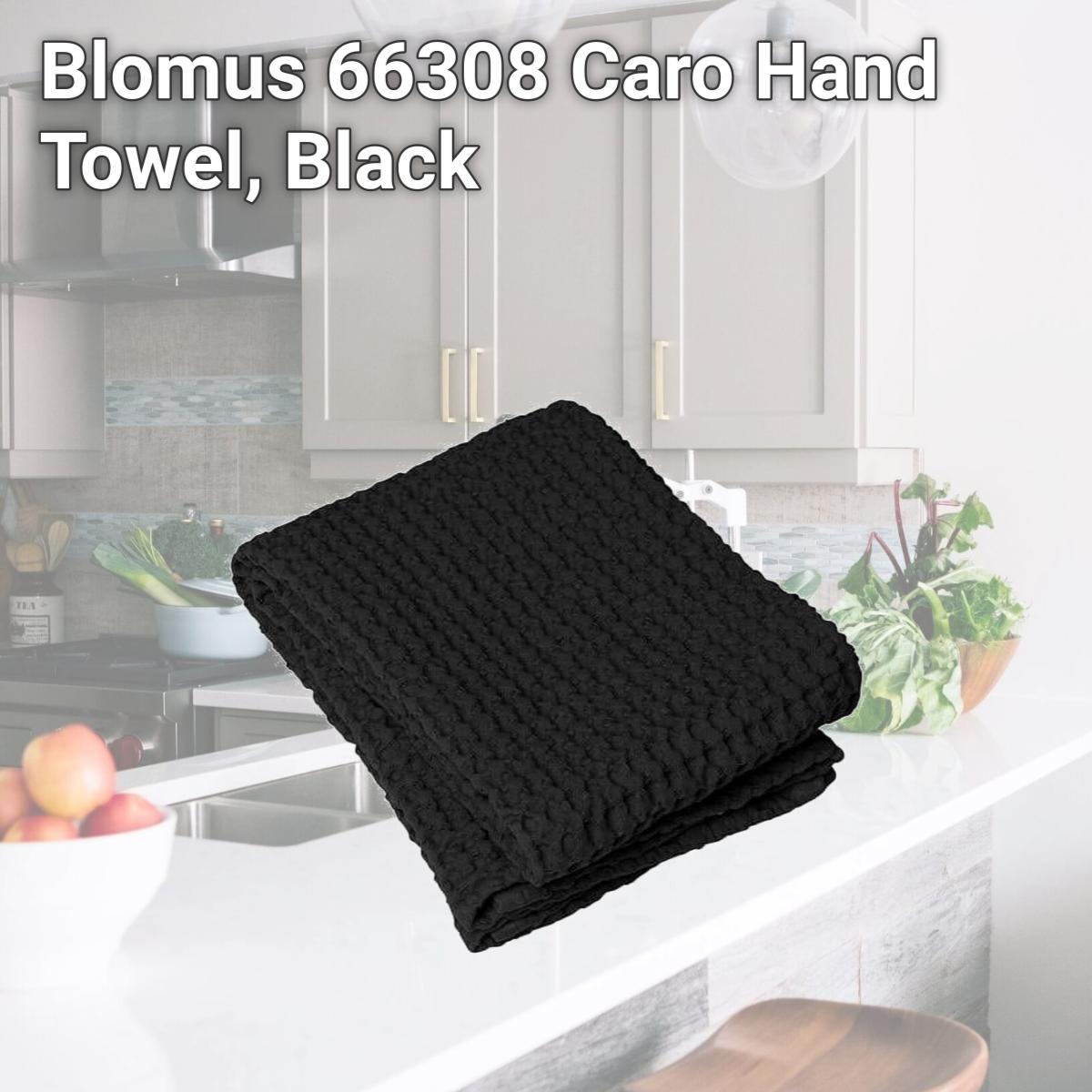 Picture of Blomus 66308 Caro Hand Towel, Black