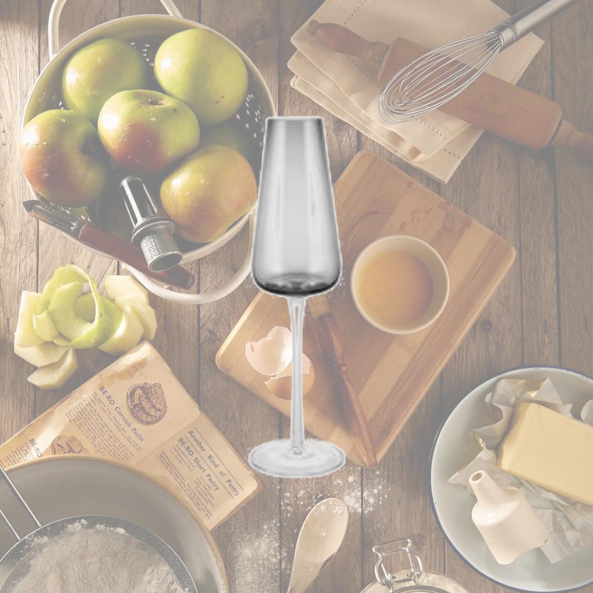 Picture of Blomus 64277 Belo Champagne Glasses, Smoke - Set of 2
