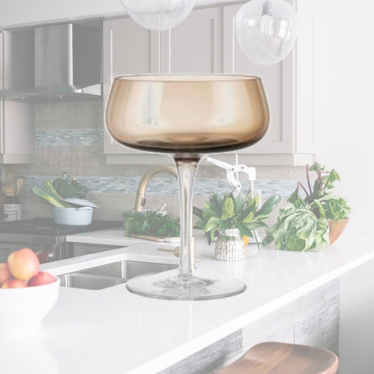 Picture of Blomus 64293 Belo Champagne Saucers, Coffee - Set of 2