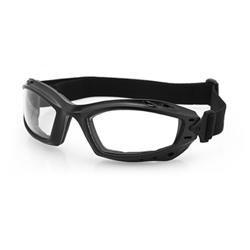 Bala Goggles Matte Black, Anti-fog Clear Lens Eyewear