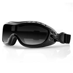 Bhawk01 Night Hawk Otg Goggles, Black Frame With Anti-fog Smoked Lens Eyewear