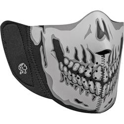 Modi-face Accessory Detachable Mask - Neoprene, Gray Skull