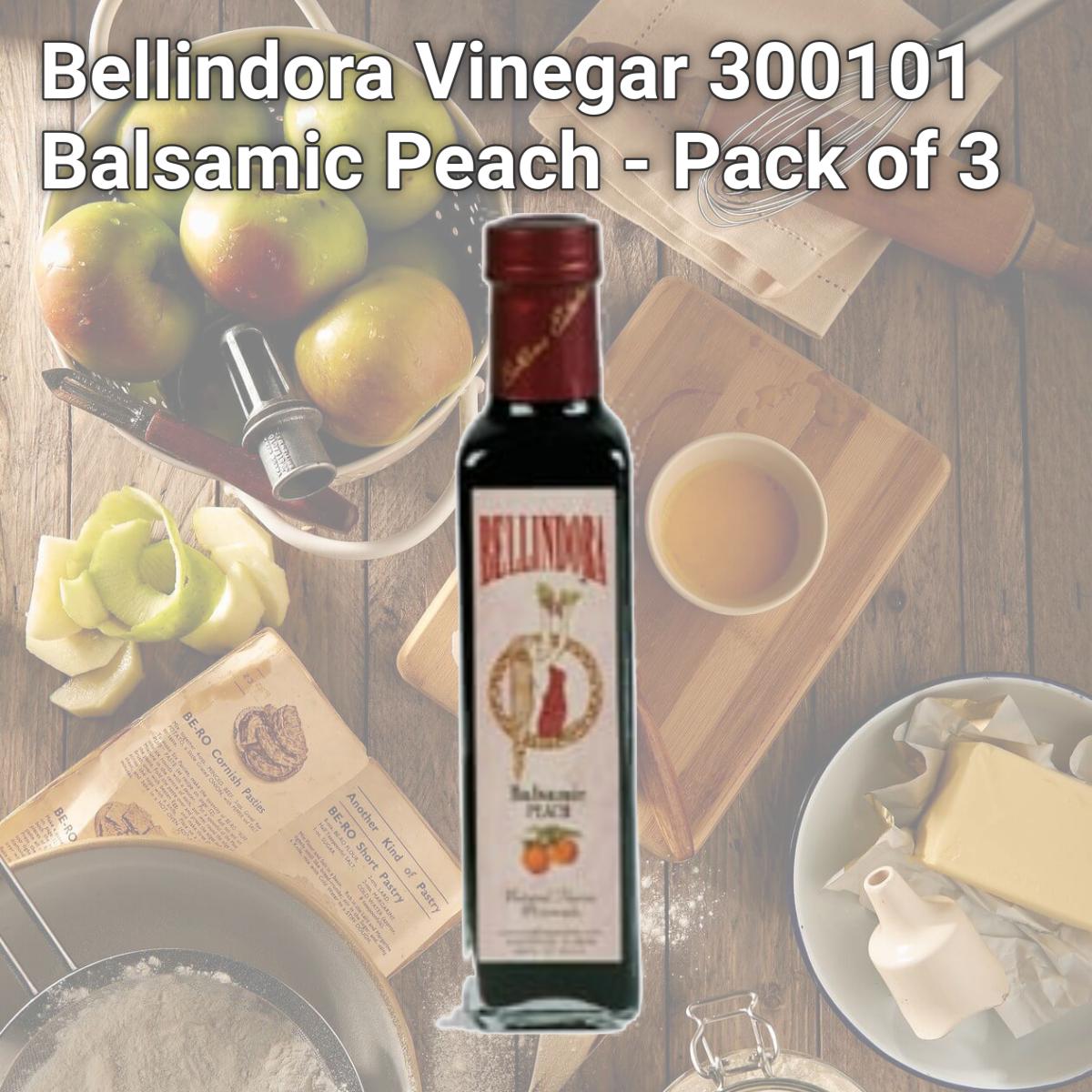Picture of Bellindora Vinegar 300101 Balsamic Peach - Pack of 3