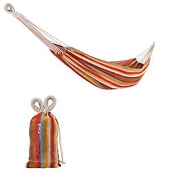 Bliss Hammock Bv-401e Double Hammock In A Bag With Ventaleen Technology Fabric, Toasted Almond Stripe