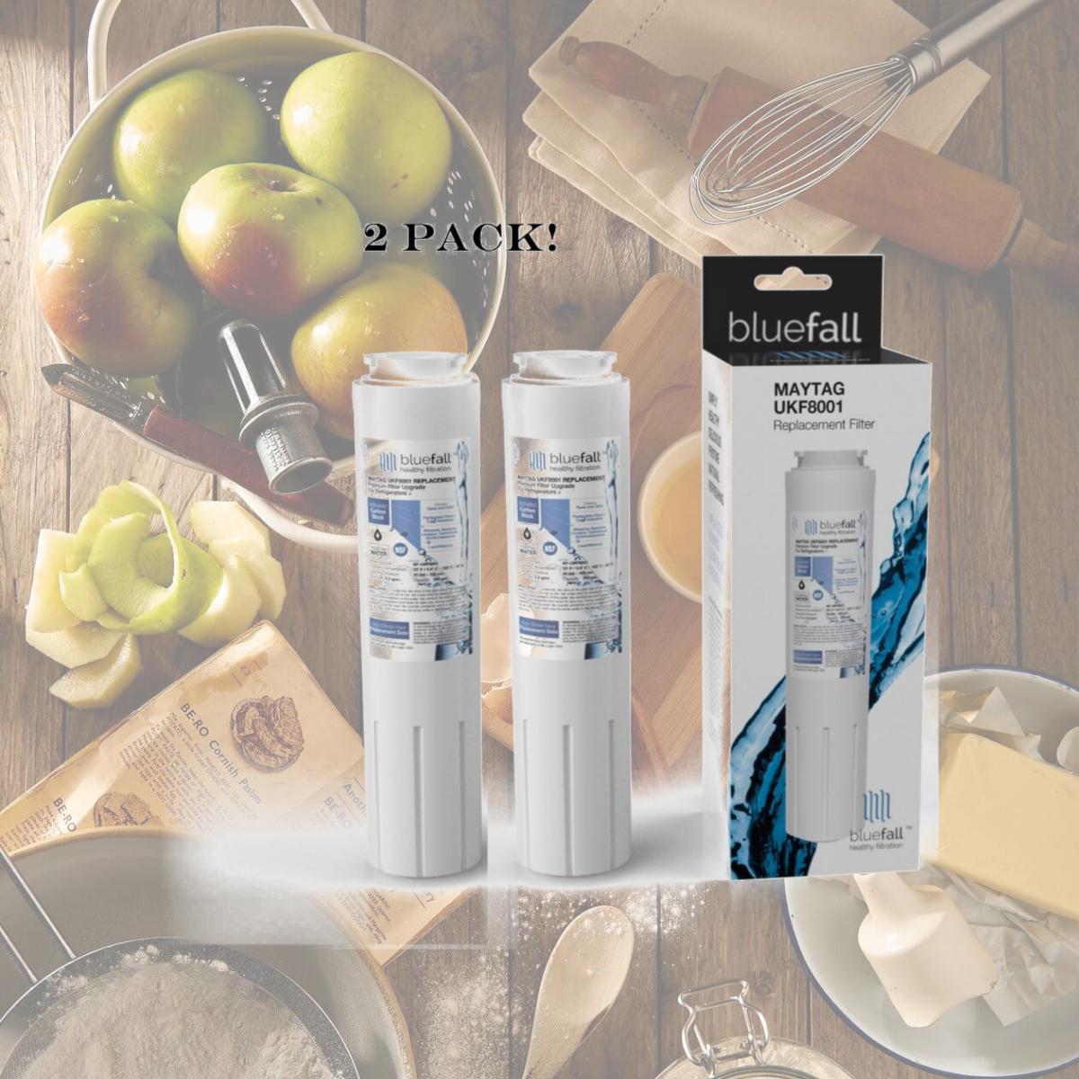 Picture of BlueFall BF-UKF8001-2PACK Maytag UKF8001 Refrigerator Water Filter Compatible - Pack of 2