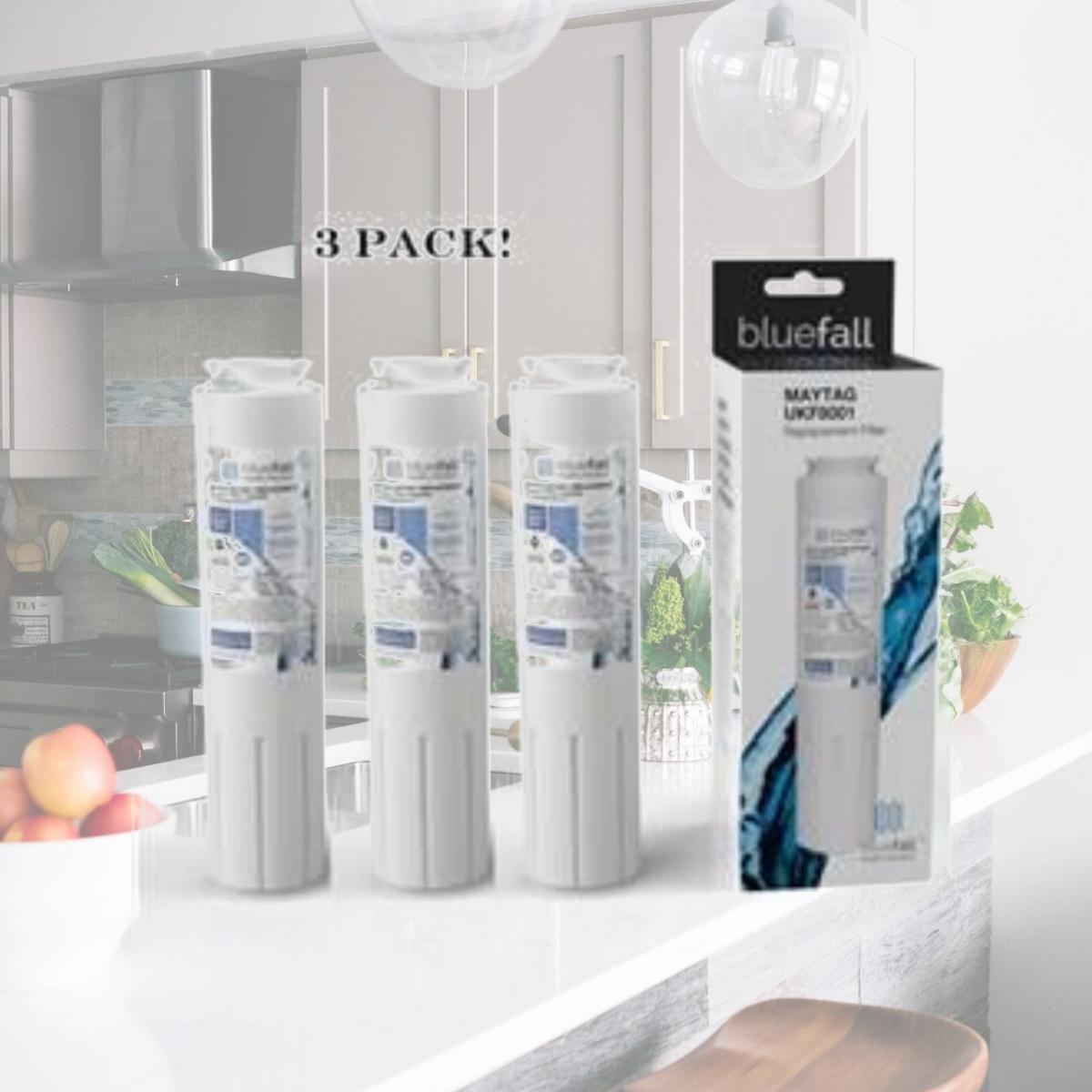 Picture of BlueFall BF-UKF8001-3PACK Maytag UKF8001 Refrigerator Water Filter Compatible - Pack of 3