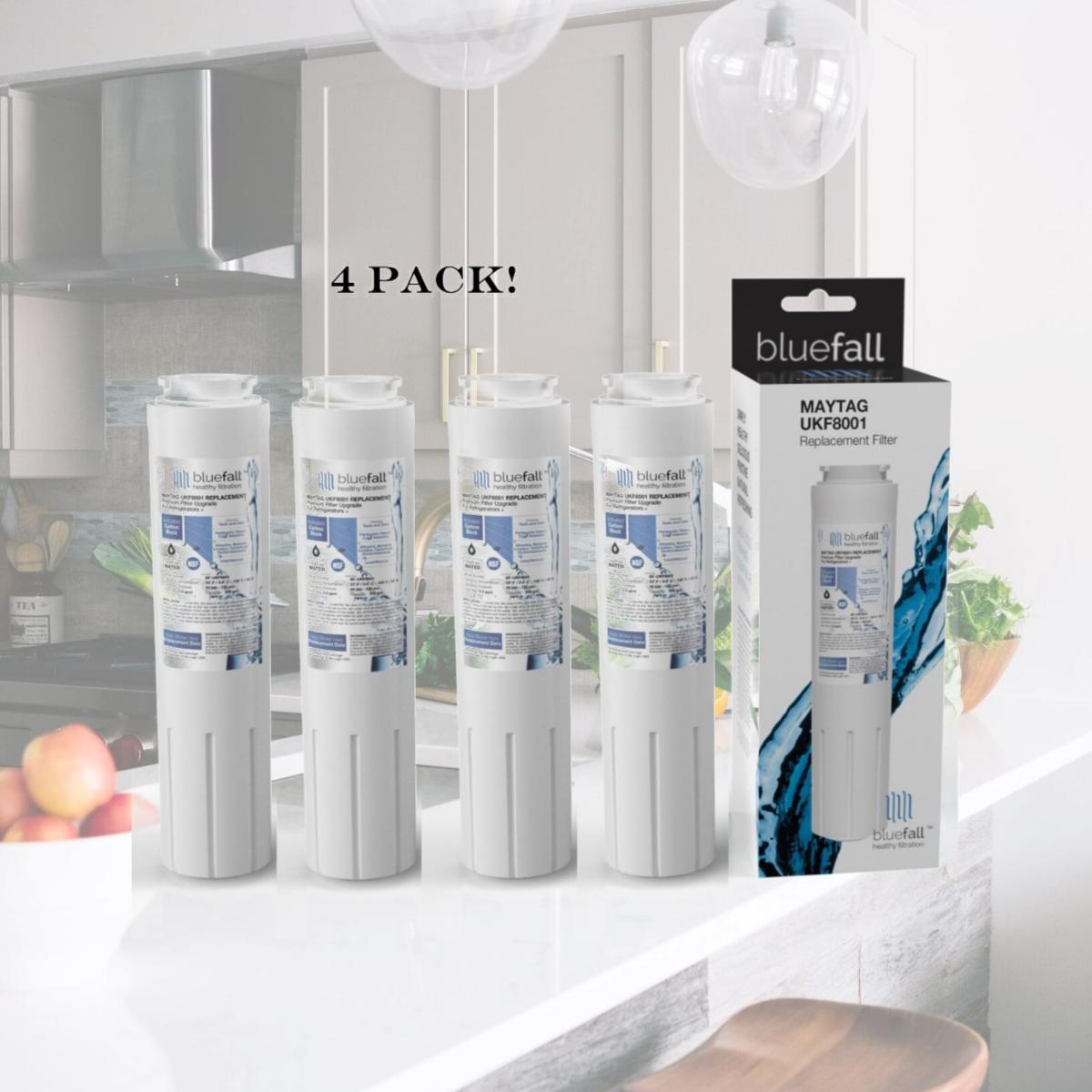 Picture of BlueFall BF-UKF8001-4PACK Maytag UKF8001 Refrigerator Water Filter Compatible - Pack of 4