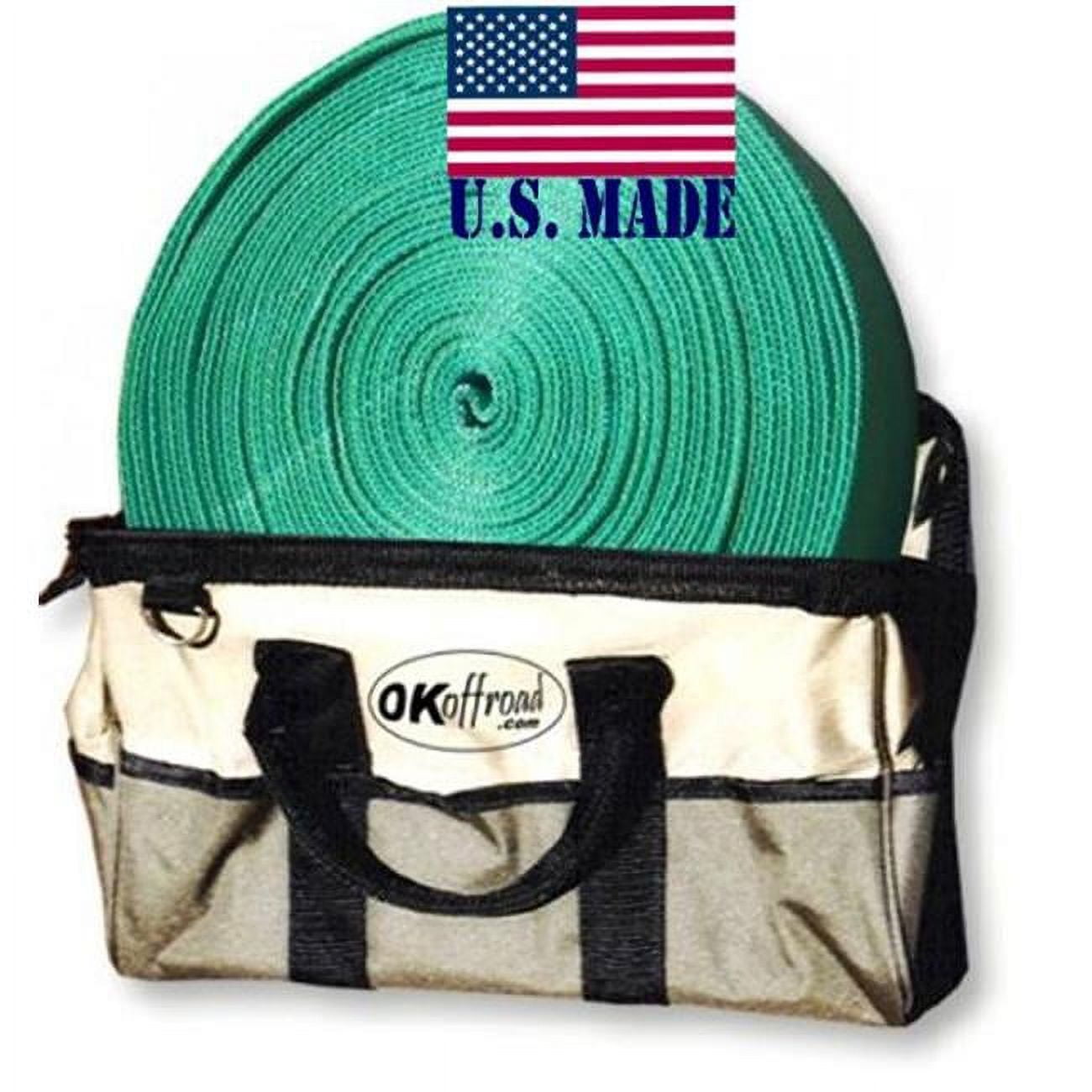 U.s. Made Xd Snatch Strap (4 Inch X 30 Ft) W/ Hd Carry Bag (off-road Recovery)