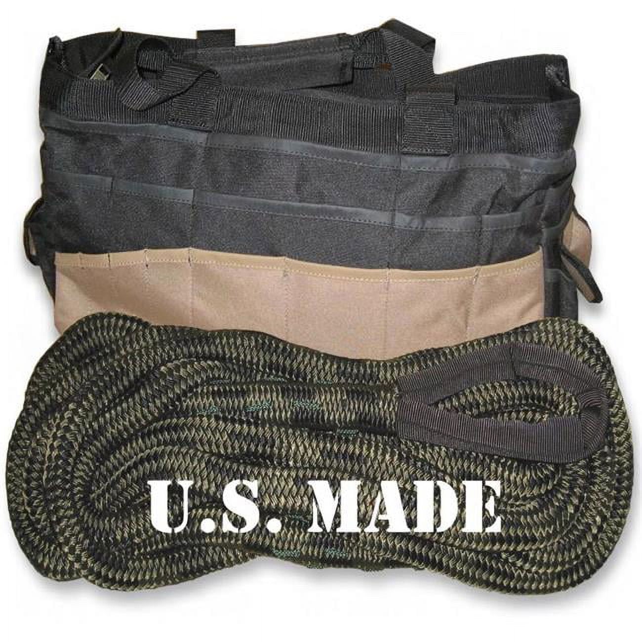 U.s. Made 5/8 Inch X 20 Ft "camo" Safe-t-line® Kinetic Snatch Rope With Heavy-duty Carry Bag - Utv/atv Vehicle Recovery