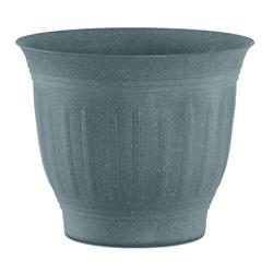 Cln12-54 12 In. Colonnade Wood Resin Planter, Forest Green