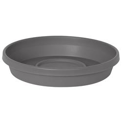 Stt06908 3-6 In. Terra Plant Saucer Tray For Planters, Charcoal