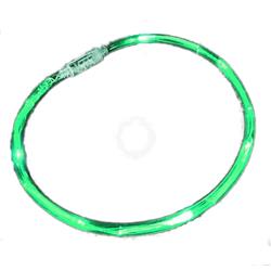 1125000 Green Fiber Optic Tube Necklace