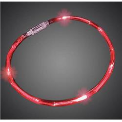 1135000 Red Fiber Optic Tube Necklace