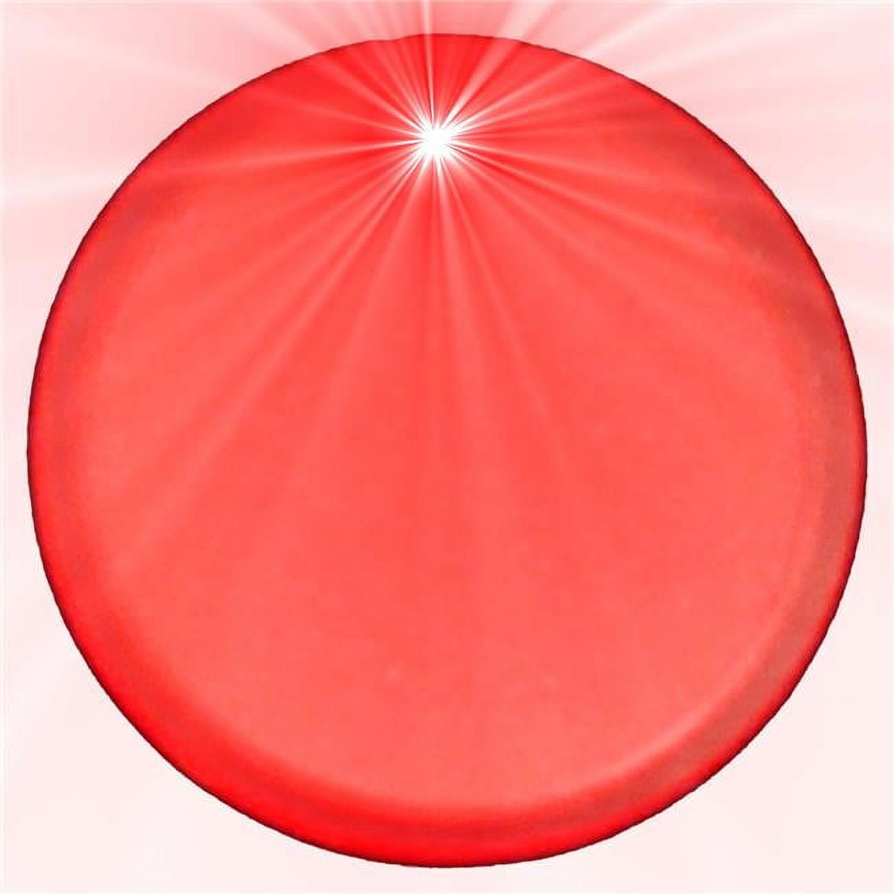 310052 Light Up Round Badge Pin, Red