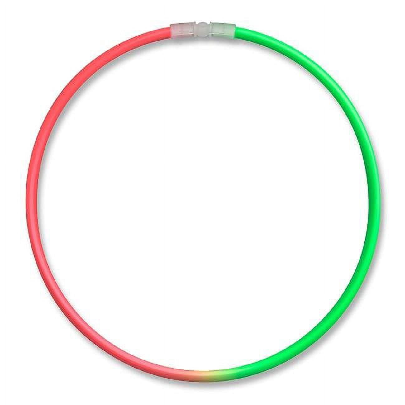 1693000 Glow Necklace, Red & Green - Pack Of 25