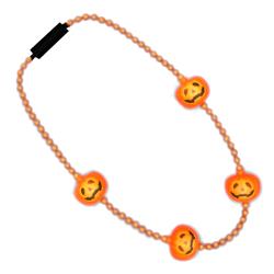 1255508 Led Beads & Pumpkins Necklace