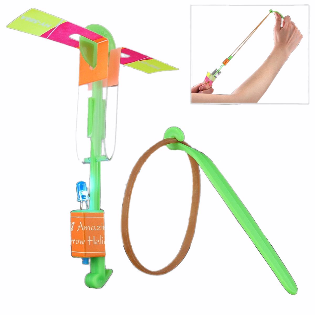 1535015 Slingshot Flying Helicopter with Multi Color LED