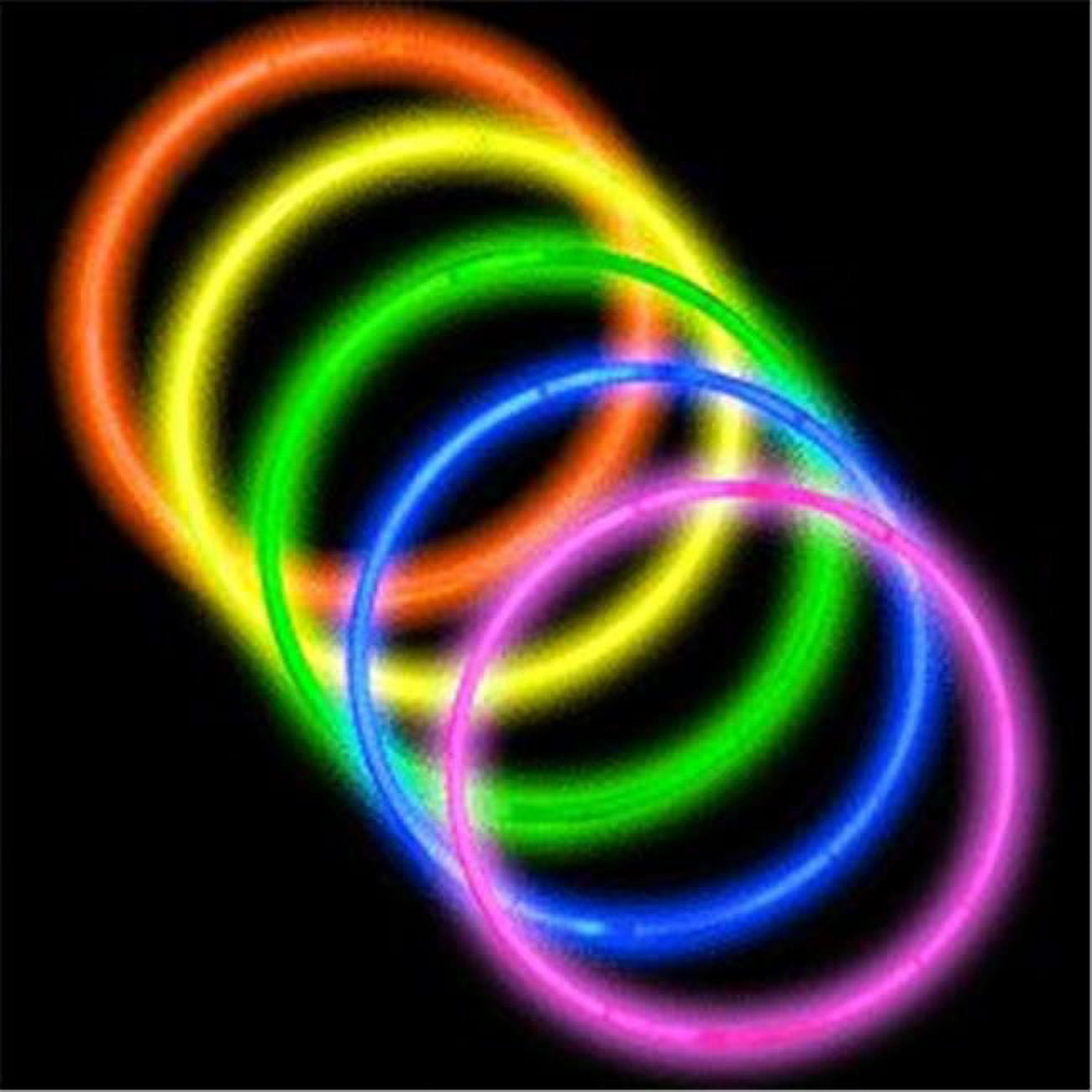 1675000 Glow Necklace, Assorted Color Tube Of Fifty