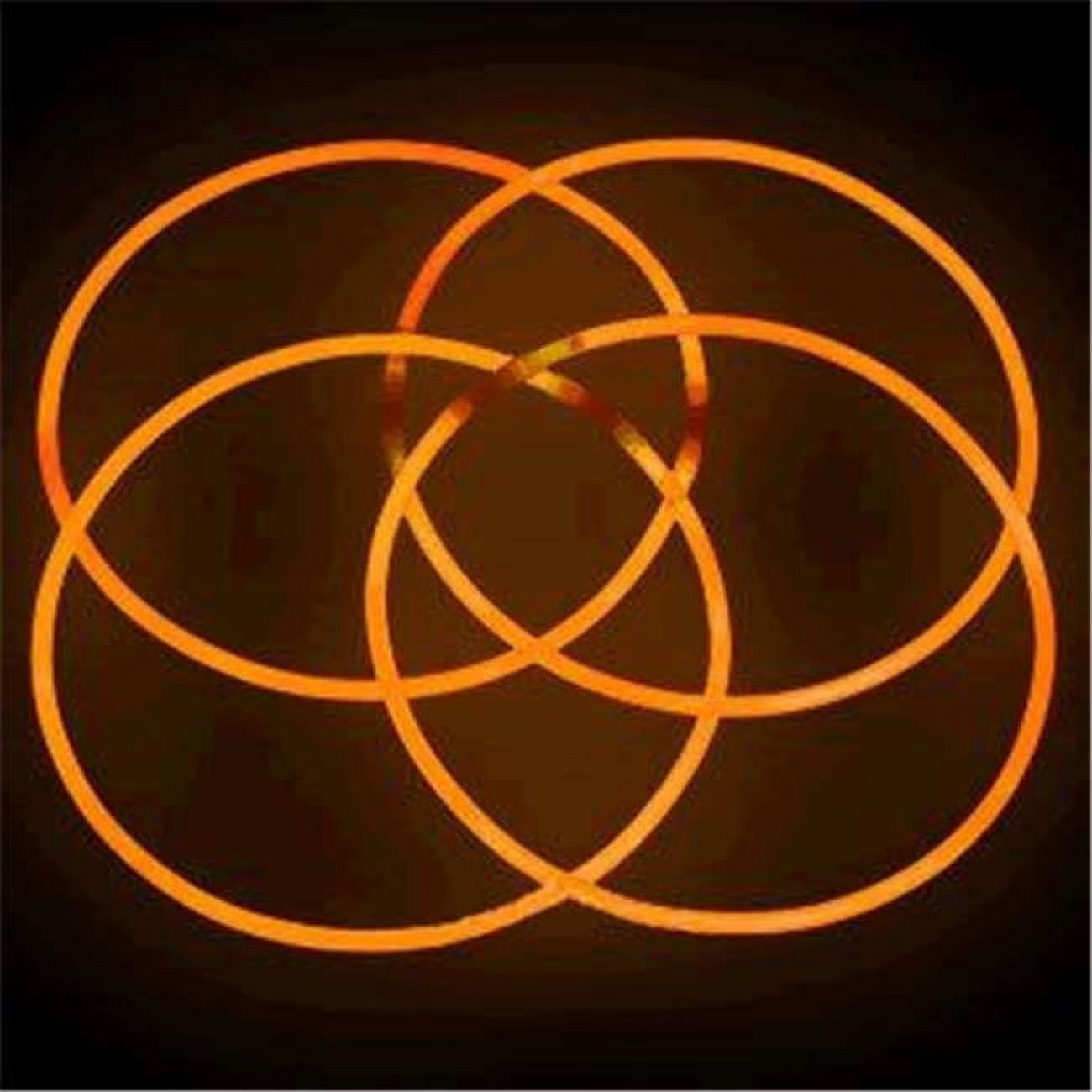 1690000 Glow Necklace Tube Of Fifty, Orange