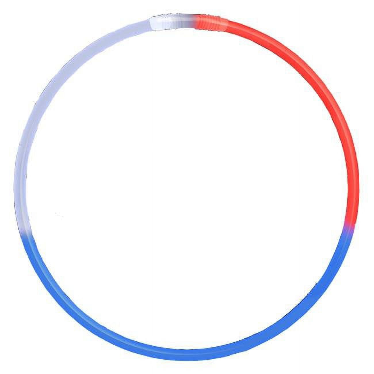 1707000 Glow Necklace Tri Color Tube Of Fifty, Red, White & Blue