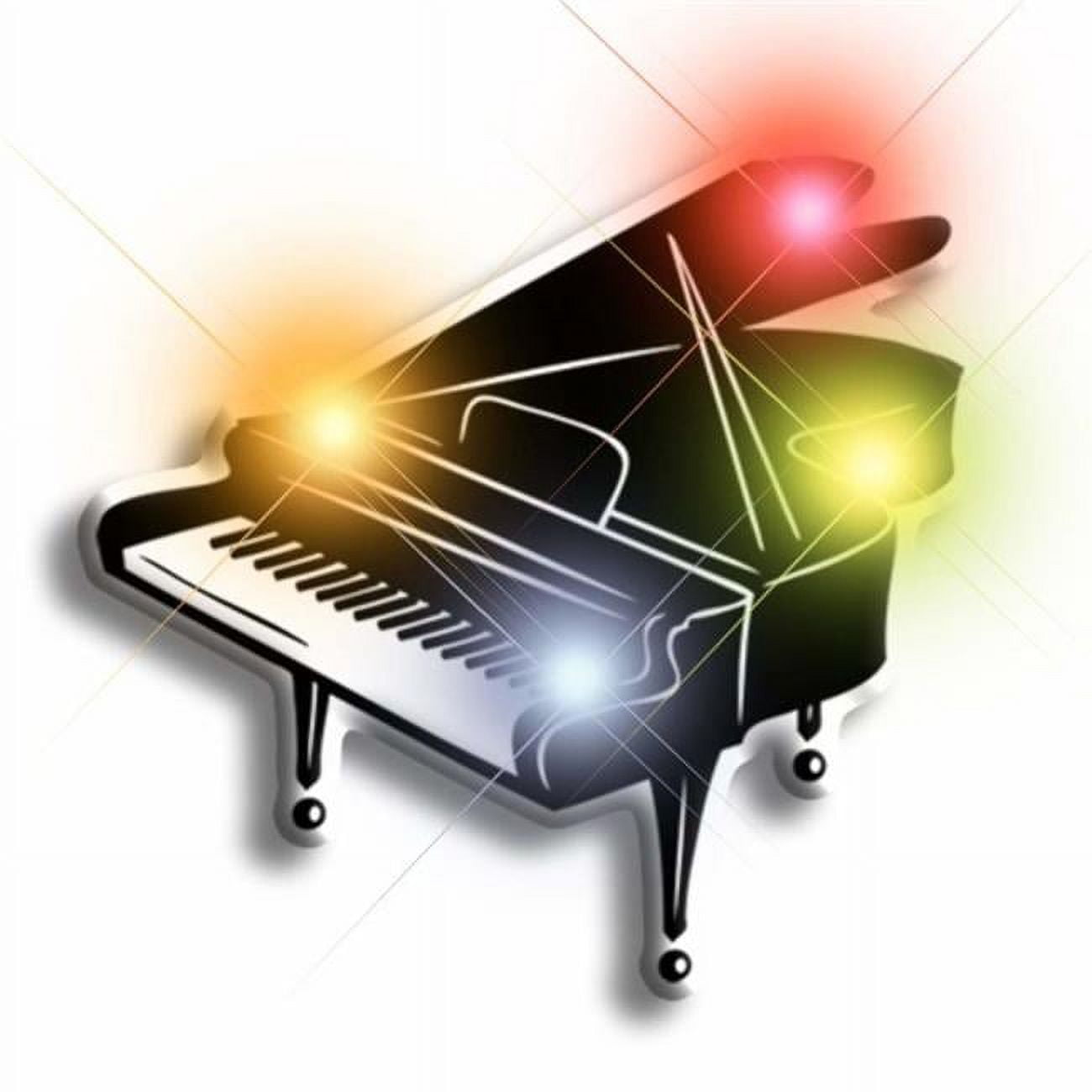 2000000 Piano Flashing Body Light Lapel Pins