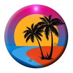 3315000 Palm Trees Flashing Body Light Lapel Pins