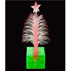 CTFOCO-GN Christmas Tree Fiber Optic Centerpiece, Green