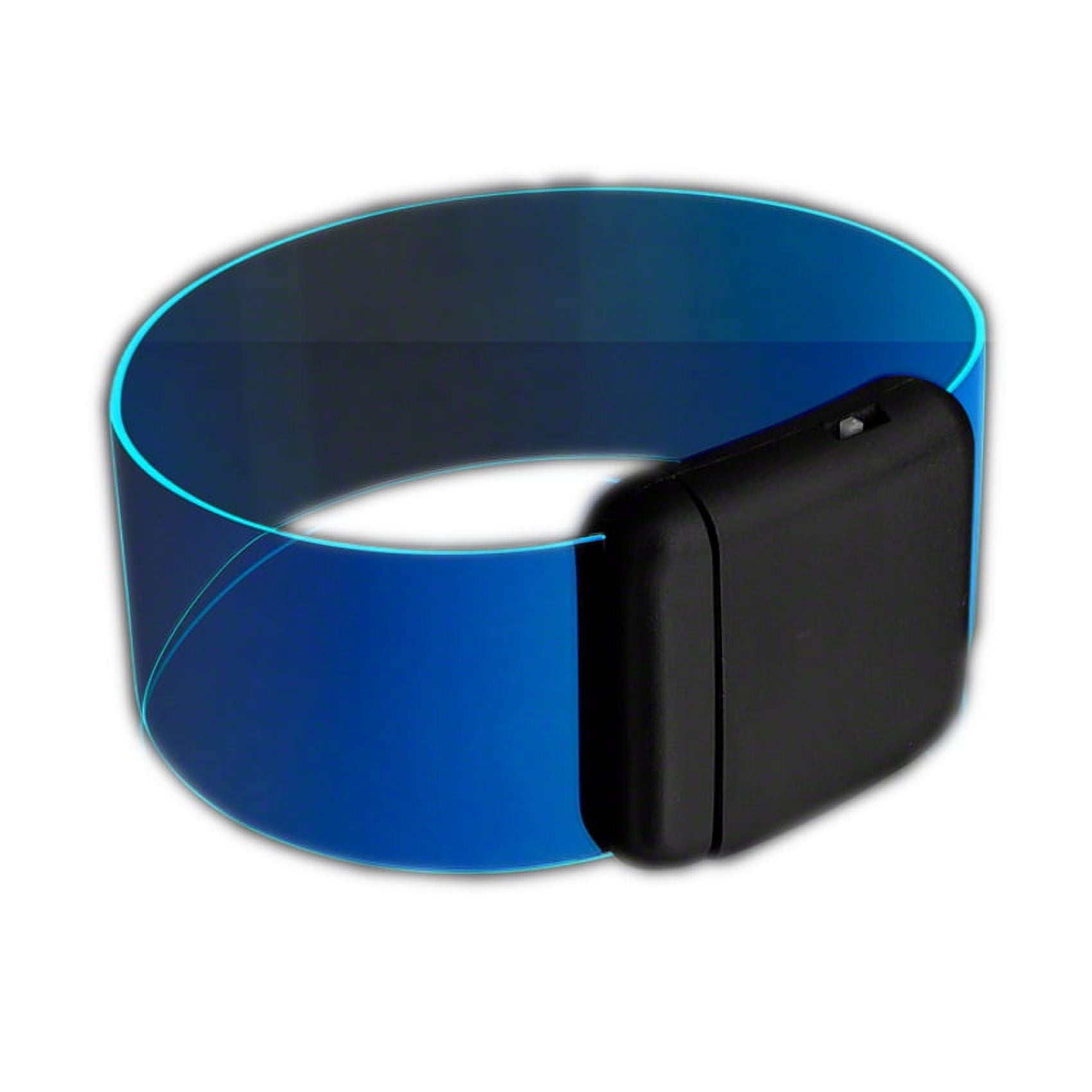 CWLBMC-BL Cosmic Blue LED Bracelets Magnetic Clasp