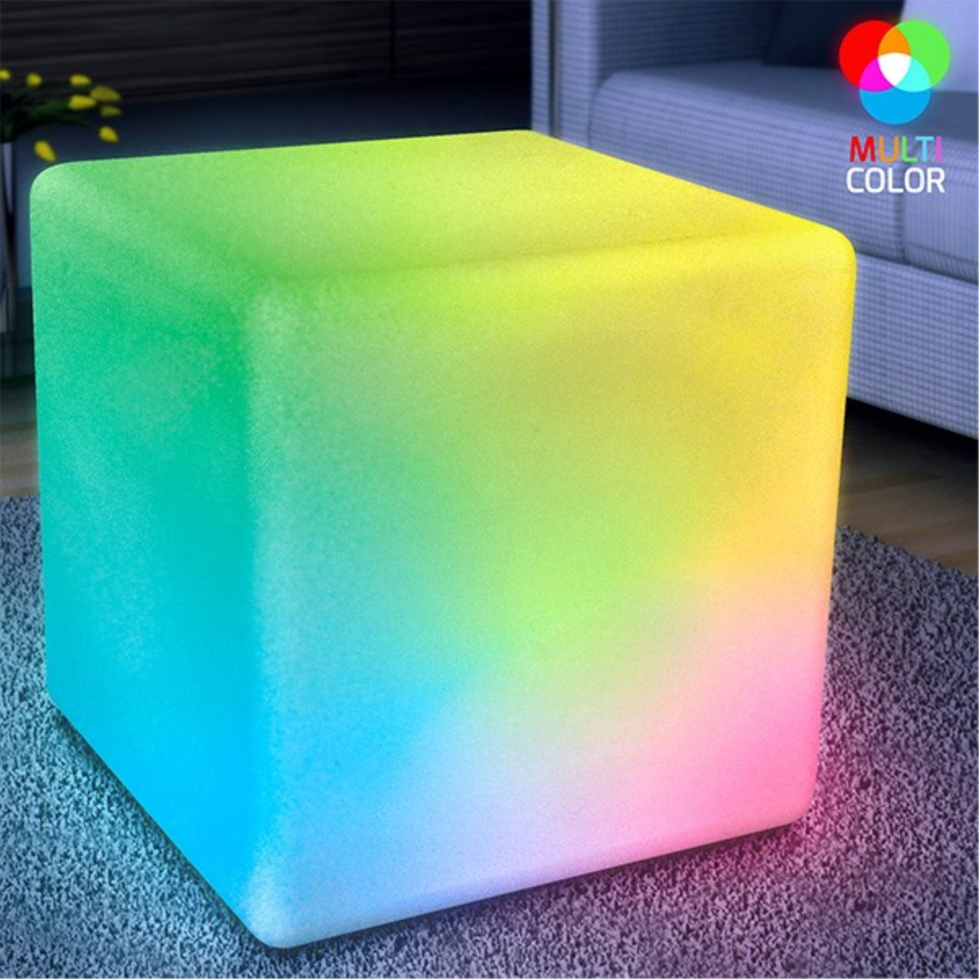 210 Huge Led Cube Light Chair Stool Table Furniture