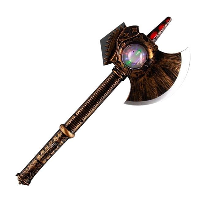 Medieval Axe Toy with Spinning Lights & Sound Effects