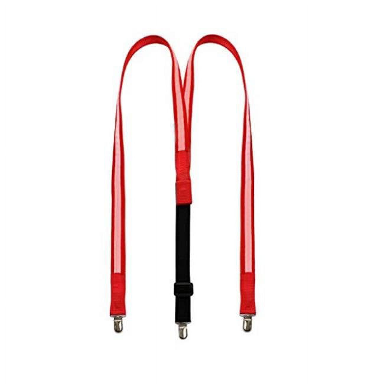 Rerlss23 Rechargeable Led Suspenders Usb, Red