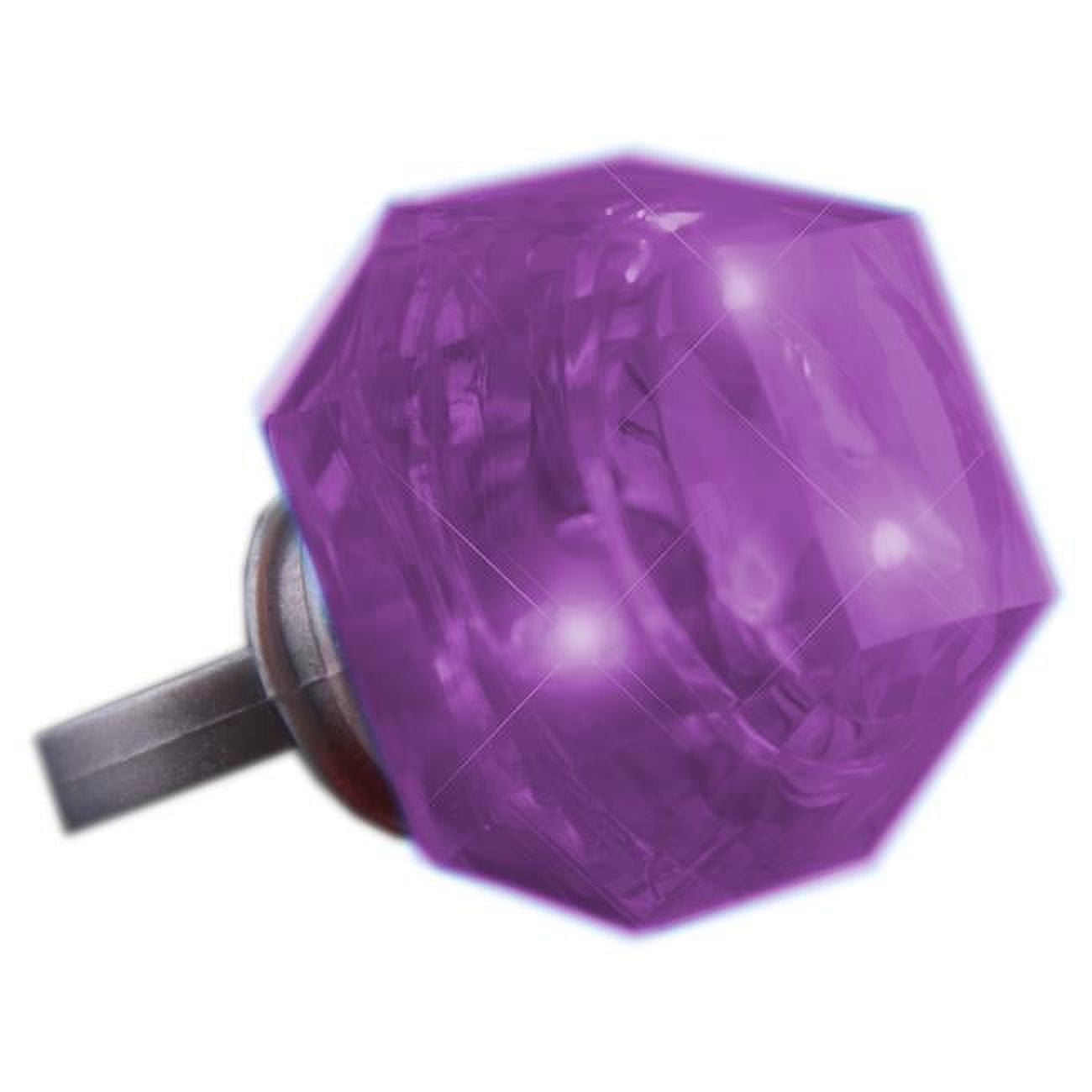 10560-pr Huge Gem Diamond Ring, Purple
