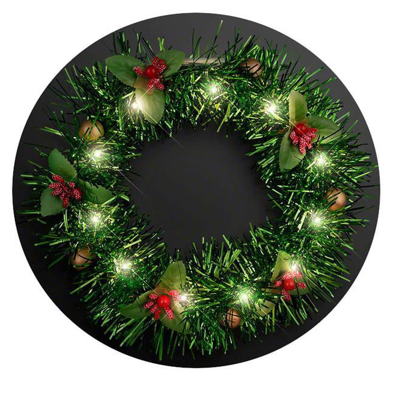 Light Up Christmas Wreath Crown Headband