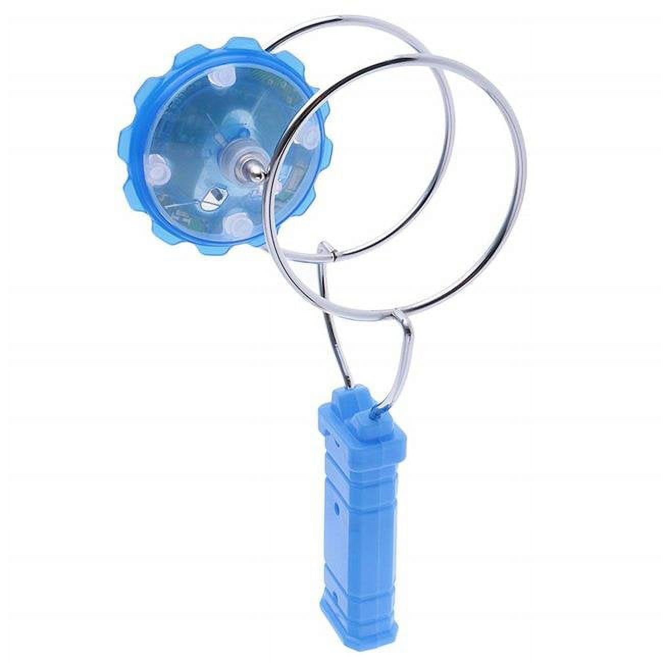 Lumgsw-blue Light Up Magnetic Gyro Spinning Wheel, Blue