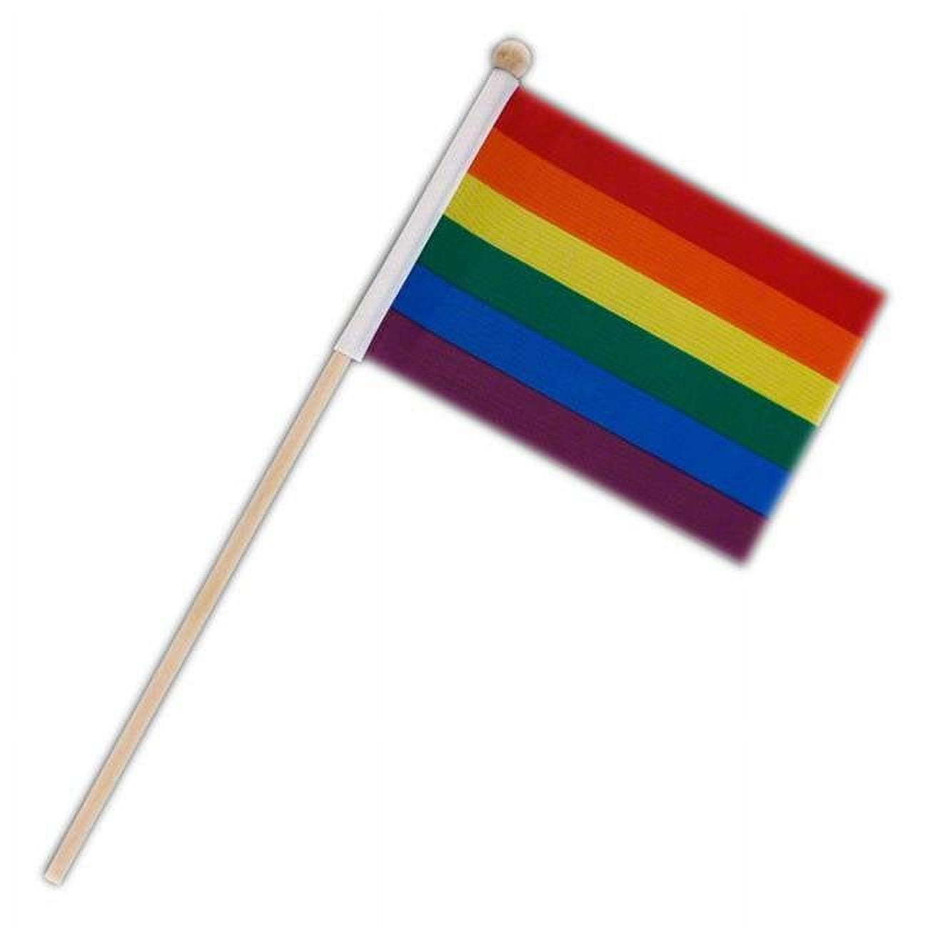 NLUFOS-RNBW Non Light Up Flag on Stick Pride Rainbow
