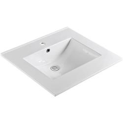 Bellaterra Home 302522-a 25 In. Single Sink Ceramic Top