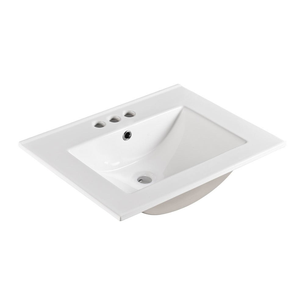 Bellaterra Home 302418 24 In. Single Sink Ceramic Top