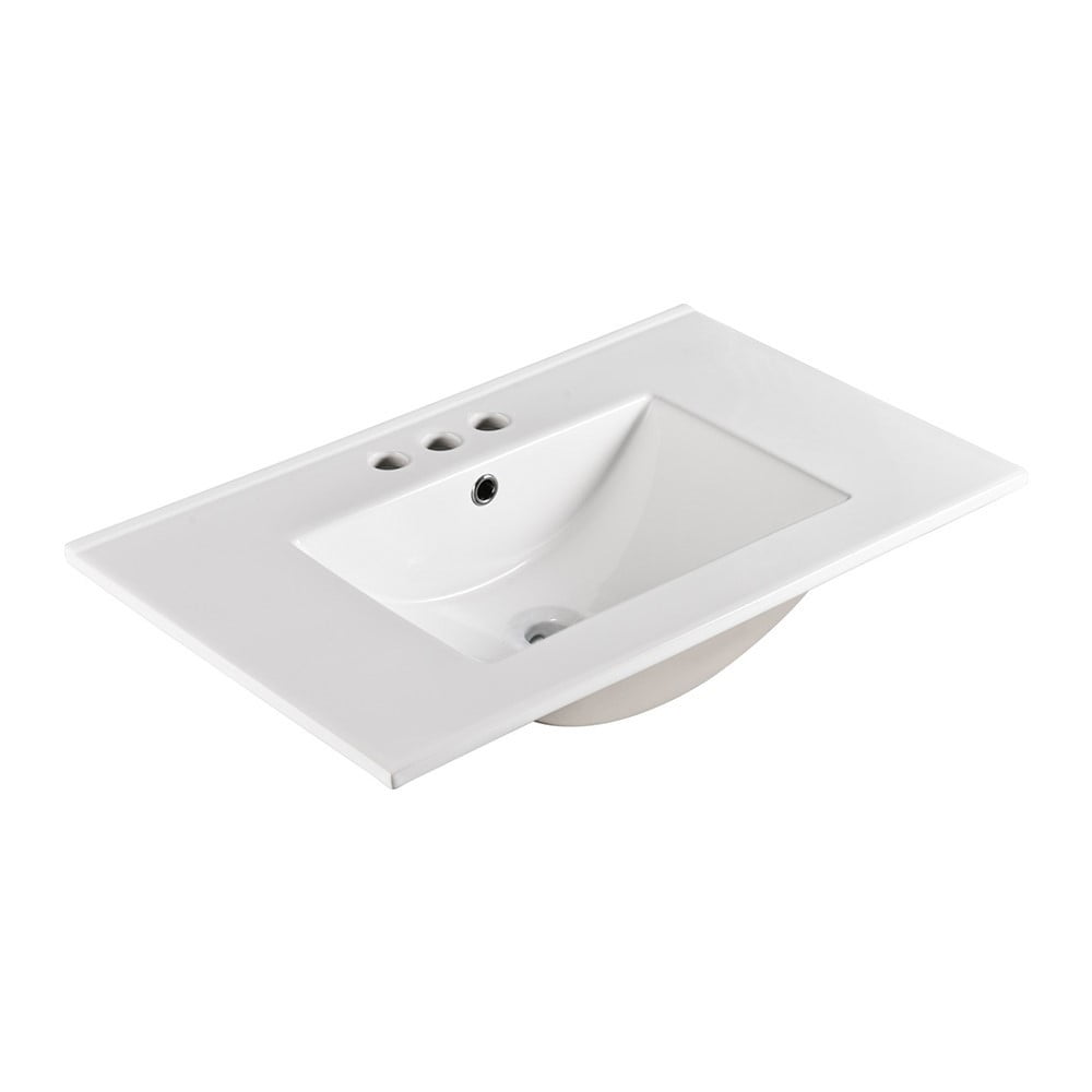 Bellaterra Home 303018 30 In. Single Sink Ceramic Top