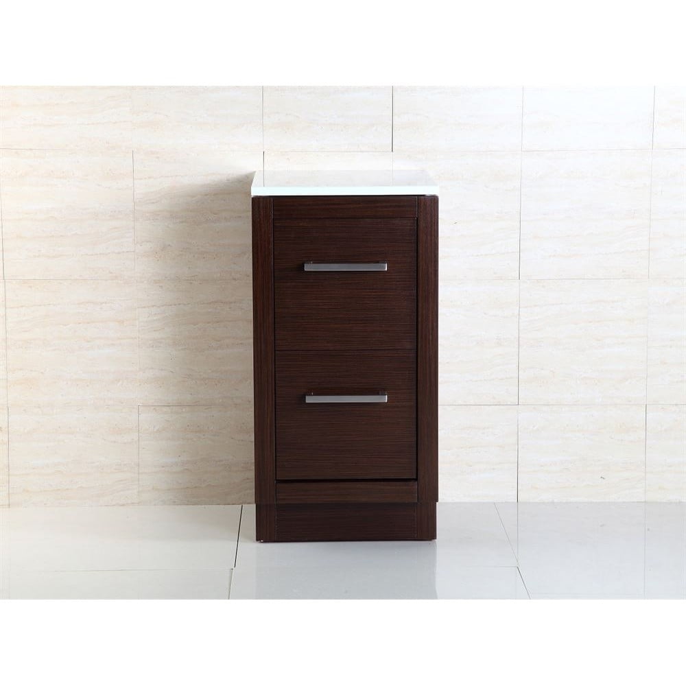 Bellaterra Home 500400s Single Side Cabinet - Brown