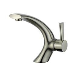 Bellaterra Home 10165t2-bn-w 2 X 4 X 7.3 In. Bilbao Single Handle Bathroom Vanity Faucet, Brushed Nickel