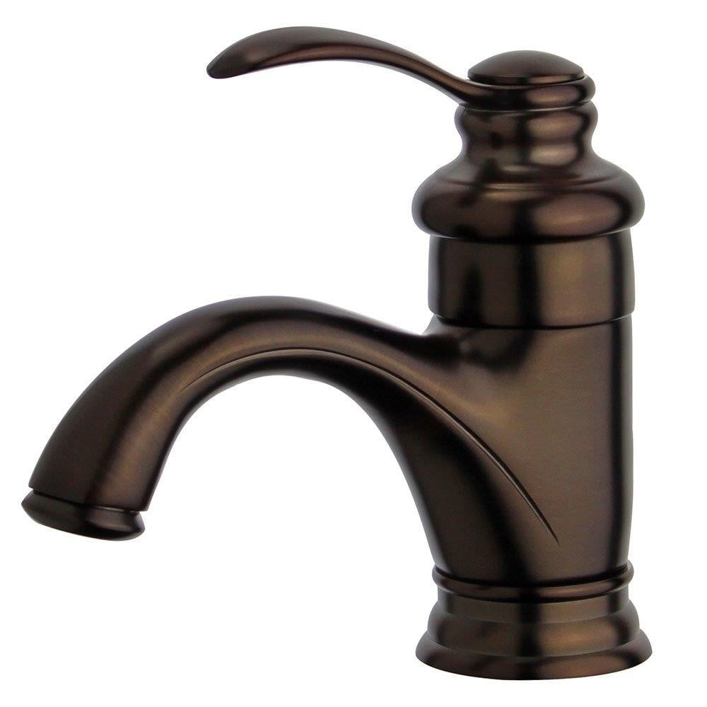 Bellaterra Home 10118a1-orb-w 2 X 4.9 X 5.9 In. Barcelona Single Handle Bathroom Vanity Faucet, Oil Rubbed Bronze