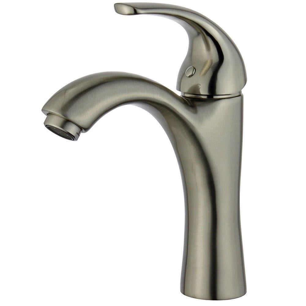 Bellaterra Home 10165b1-bn-wo 2 X 5 X 8 In. Seville Single Handle Bathroom Vanity Faucet, Brushed Nickel