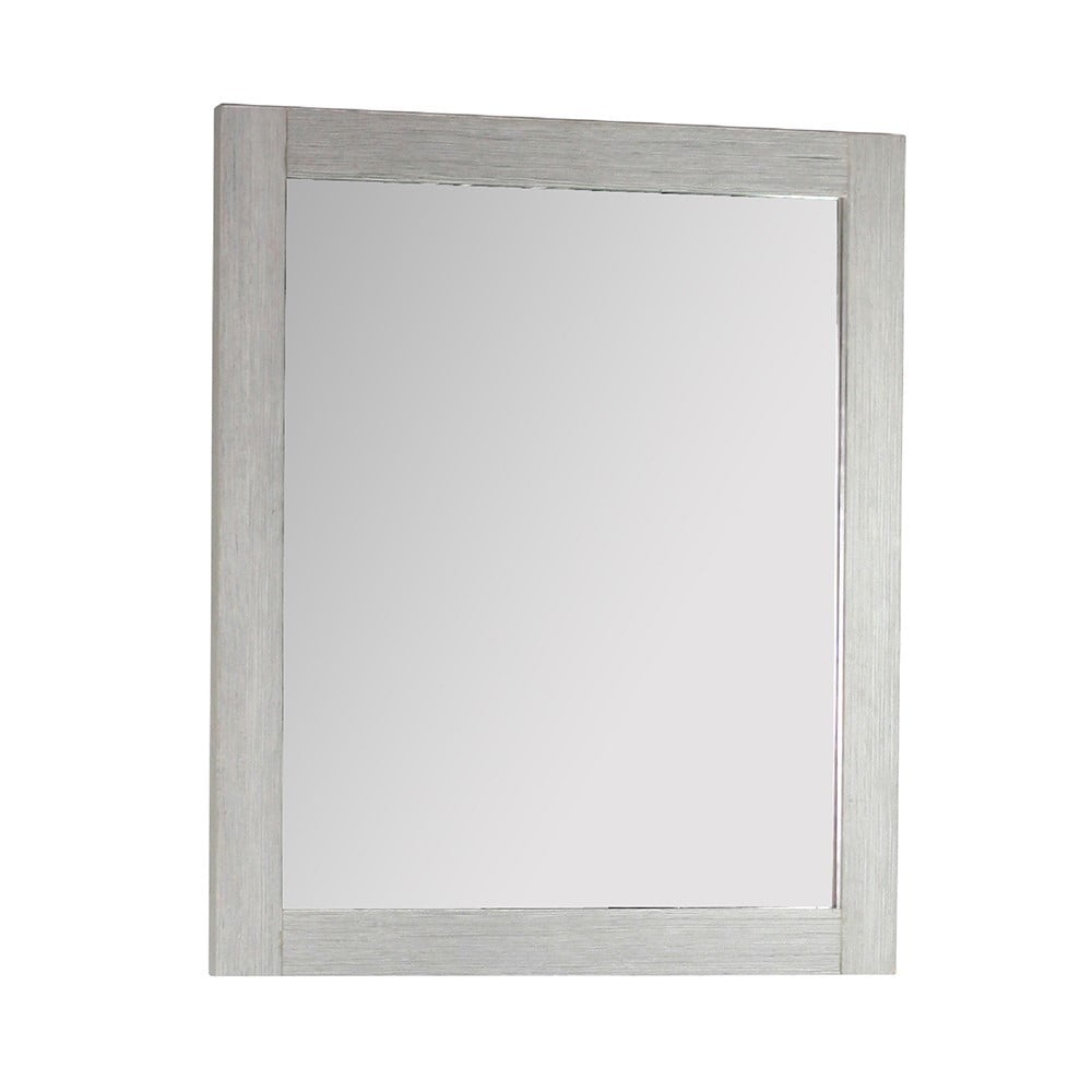 Bellaterra Home 808175-m-26 26 In. Rectangle Wood Frame Mirror, Grey Pine