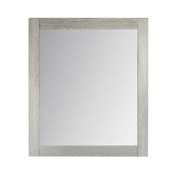 Bellaterra Home 808130-m-24 24 In. Rectangle Wood Frame Mirror, Grey Pine Finish