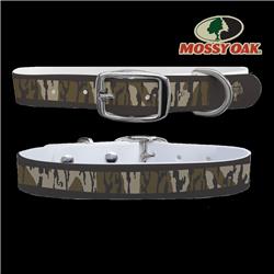 416bldst42 Mossy Oak - Bottomland Heritage Dark Stripes Classic Collar - Small