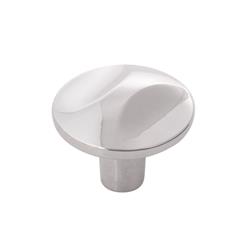 H076128-ch 1.25 In. Crest Collection Knob, Chrome